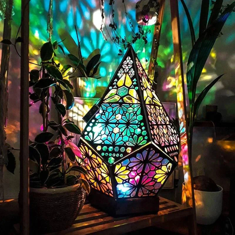 Bohemian Style 'Starry Sky' Projection Lamp - - #tag1#