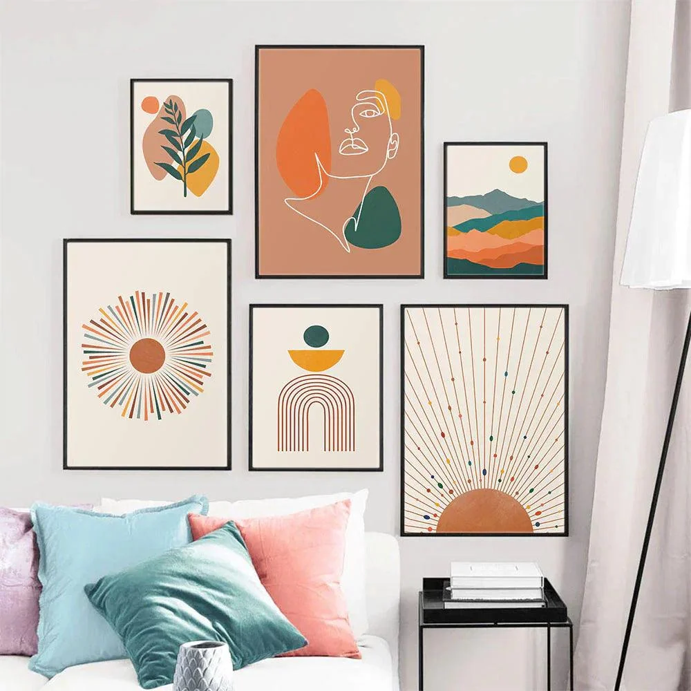 Boho_Abstract_Canvas_Wall_Art_-_-4141523 Boho Abstract Canvas Wall Art -