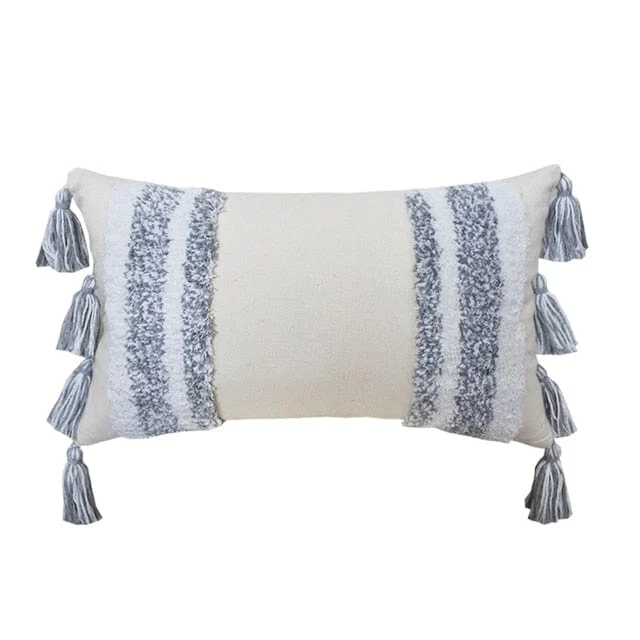 Boho_Grey_Tassel_Pillow_Cover_-_-_tag1_-4160203 Boho Grey Tassel Pillow Cover - - #tag1#