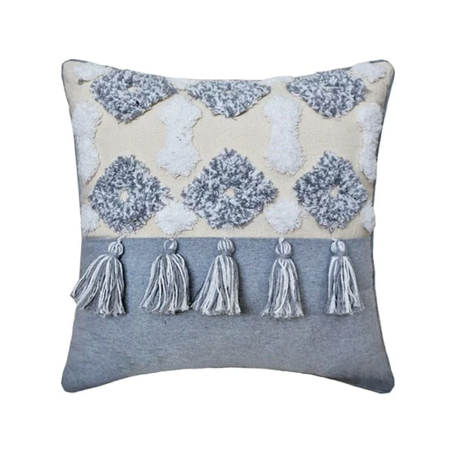 Boho_Grey_Tassel_Pillow_Cover_-_-_tag1_-4160209 Boho Grey Tassel Pillow Cover - - #tag1#