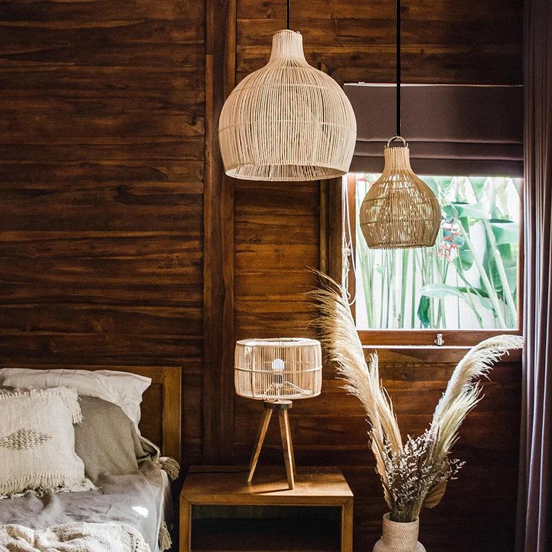 Boho_Wicker_Lampshades_Handwoven_Kitchen_Island_Pendant_Light_-_-_tag1_-4161376 Boho Wicker Lampshades Handwoven Kitchen Island Pendant Light - - #tag1#