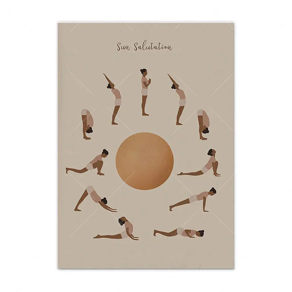Boho Yoga Meditation Wall Art -