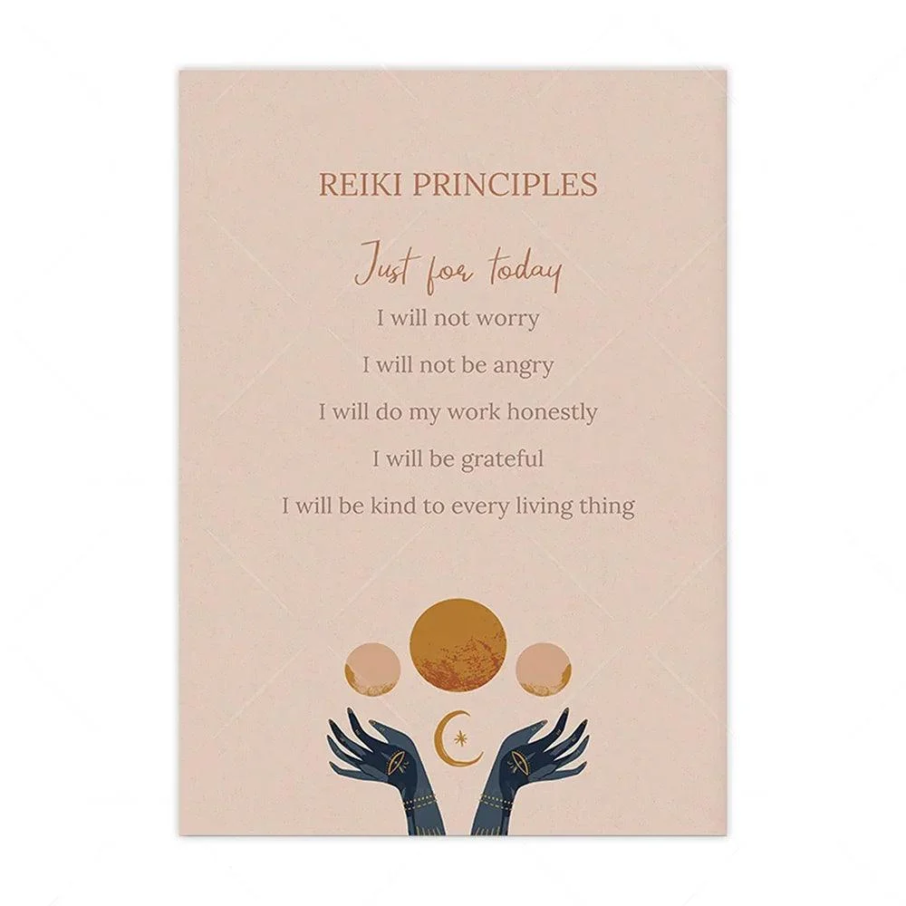 Boho Yoga Meditation Wall Art -