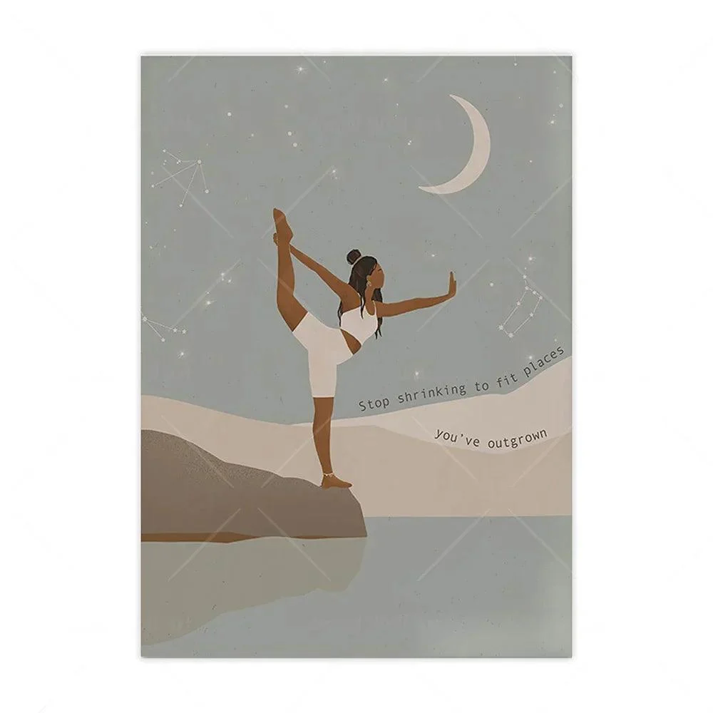Boho Yoga Meditation Wall Art -