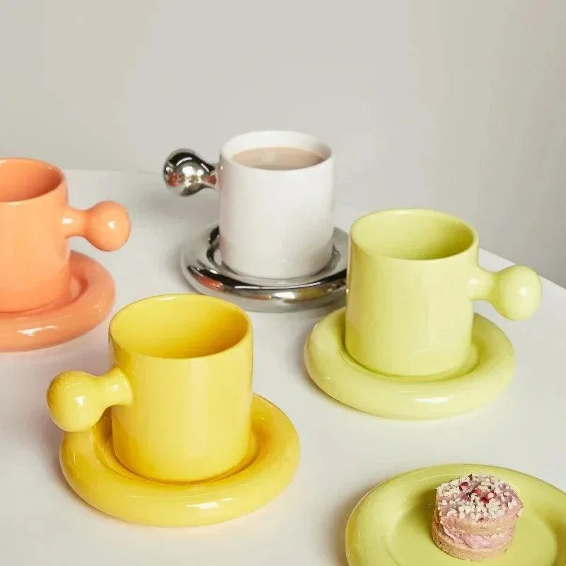 Bold_Ceramic_Coffee_Mug_Saucer_Set_-_-_tag1_-4161495 Bold Ceramic Coffee Mug & Saucer Set - - #tag1#