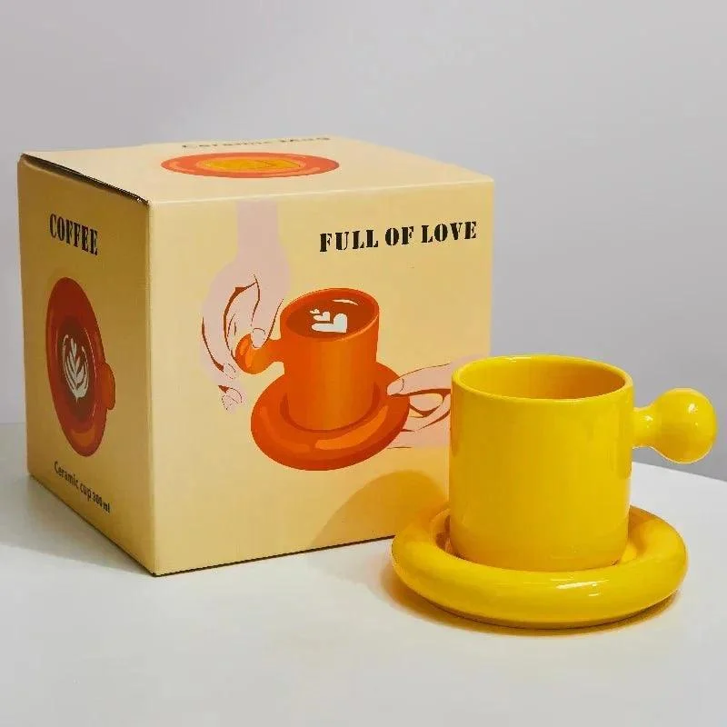 Bold_Ceramic_Coffee_Mug_Saucer_Set_-_-_tag1_-4161515 Bold Ceramic Coffee Mug & Saucer Set - - #tag1#