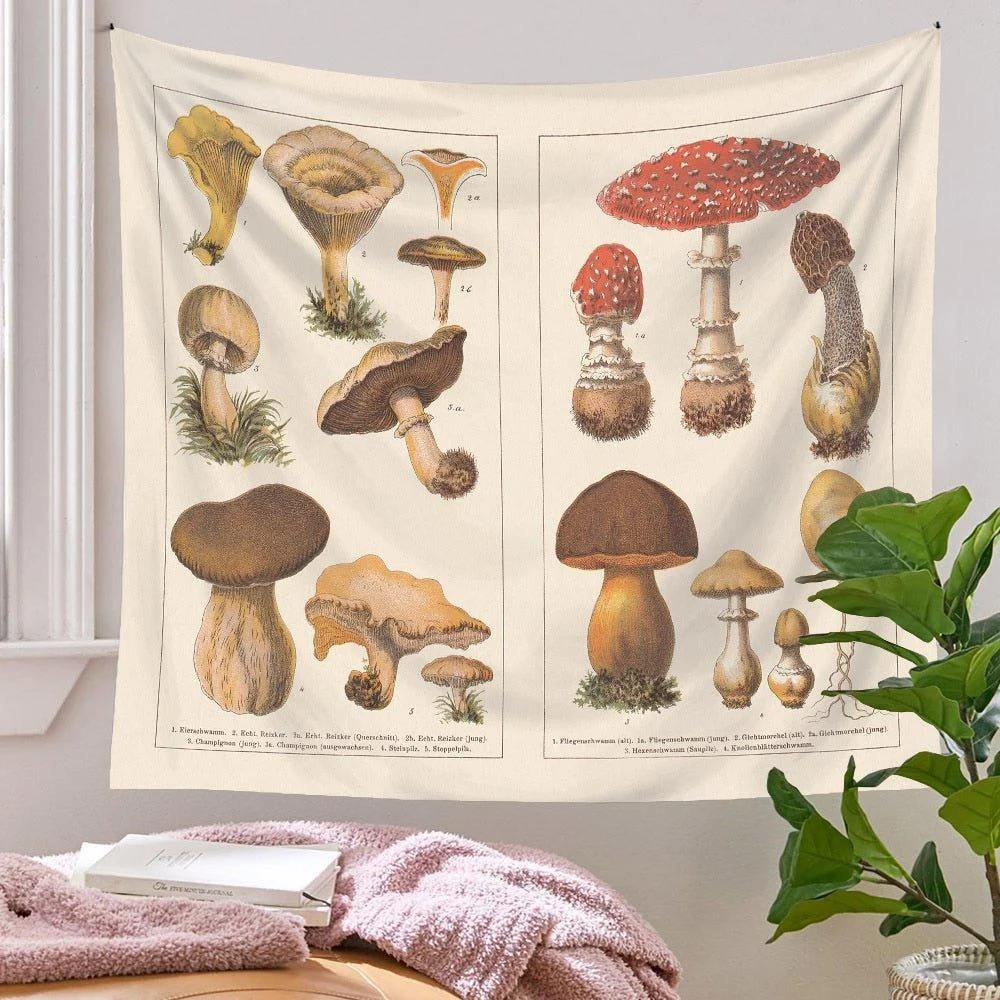 Botanical_and_Floral_Tapestry_Print_Wall_Hanging_-_-_tag1_-4162646 Botanical and Floral Tapestry Print Wall Hanging - - #tag1#