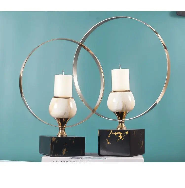 Bougeoir Marble Candle Holders -
