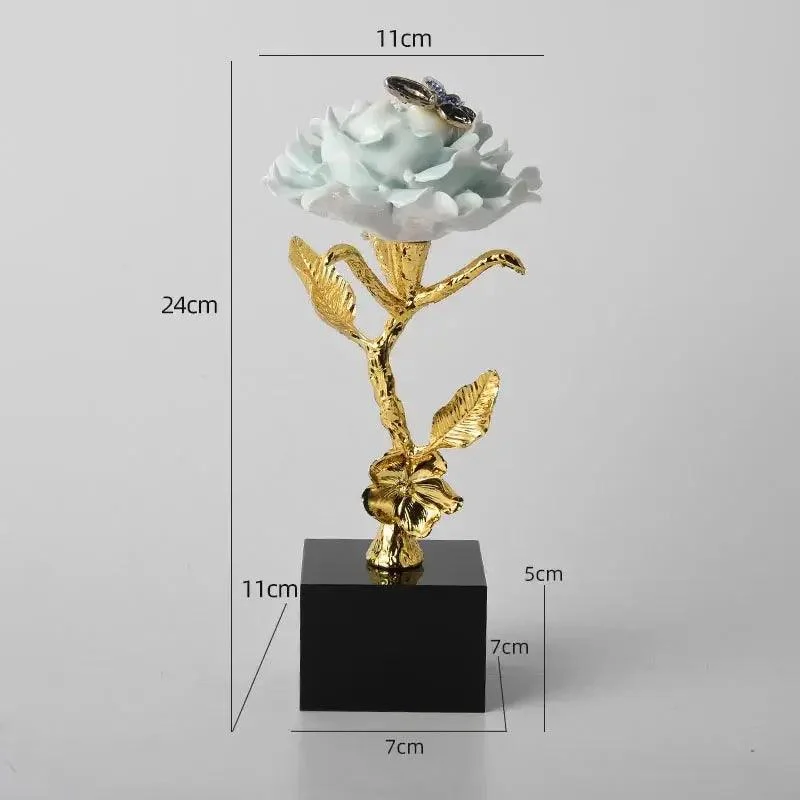 Brass_Flower_Sculpture_-_-_tag1_-4157488 Brass Flower Sculpture - - #tag1#