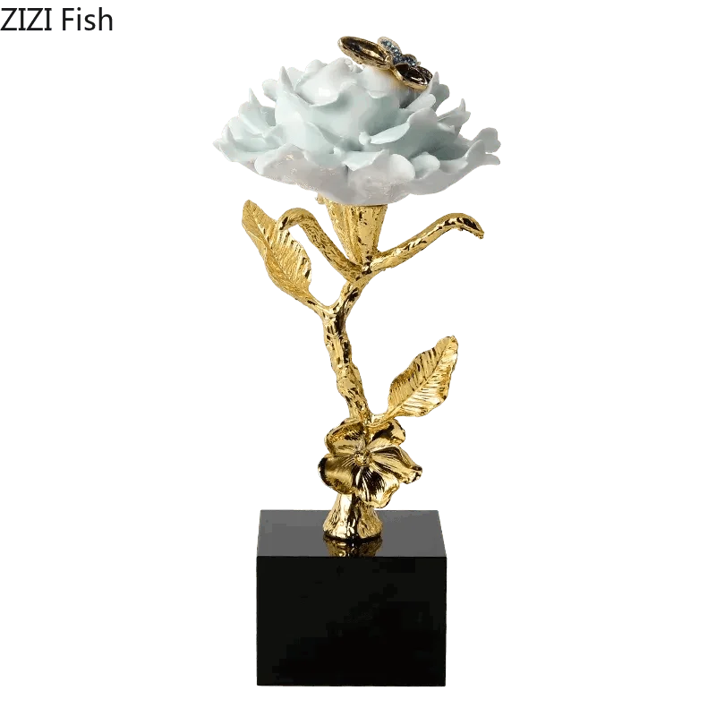 Brass_Flower_Sculpture_-_-_tag1_-4157523 Brass Flower Sculpture - - #tag1#