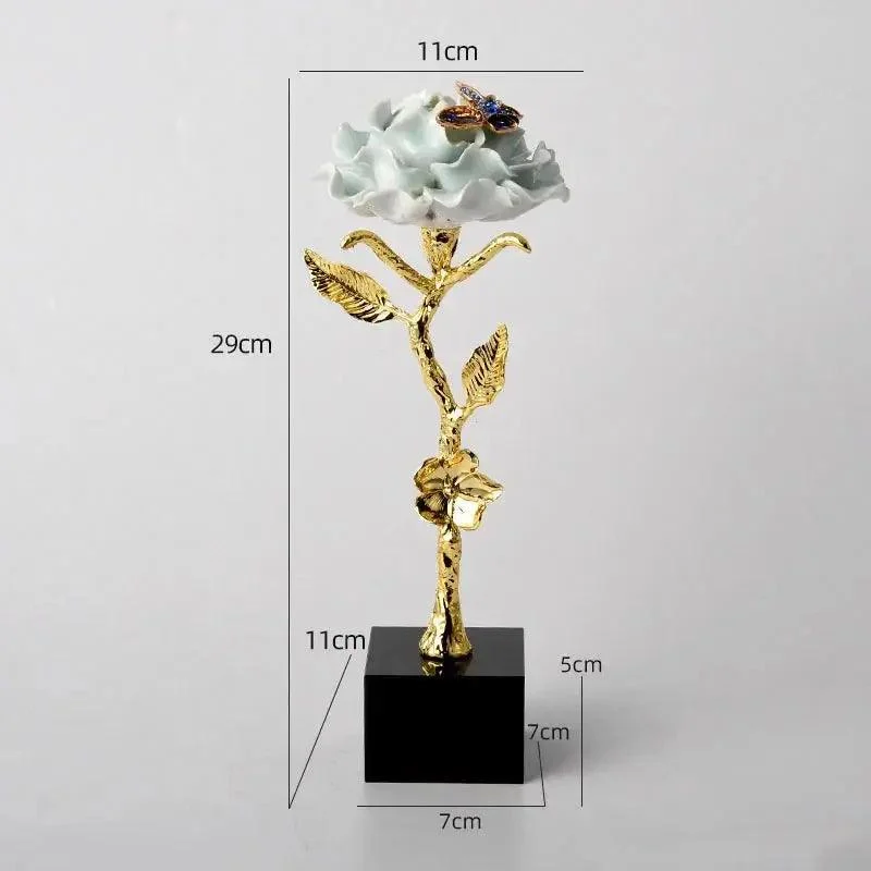 Brass_Flower_Sculpture_-_-_tag1_-4157530 Brass Flower Sculpture - - #tag1#