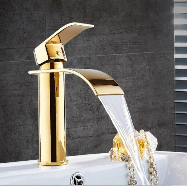 Brass_Gold_White_Waterfall_Luxury_Bathroom_Faucet_-_-_tag1_-4157561 Brass Gold & White Waterfall Luxury Bathroom Faucet - - #tag1#
