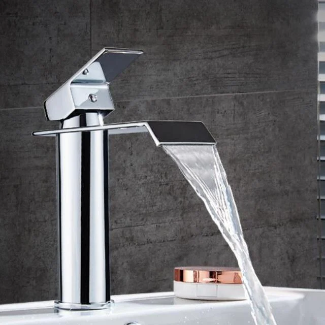 Brass_Gold_White_Waterfall_Luxury_Bathroom_Faucet_-_-_tag1_-4157567 Brass Gold & White Waterfall Luxury Bathroom Faucet - - #tag1#