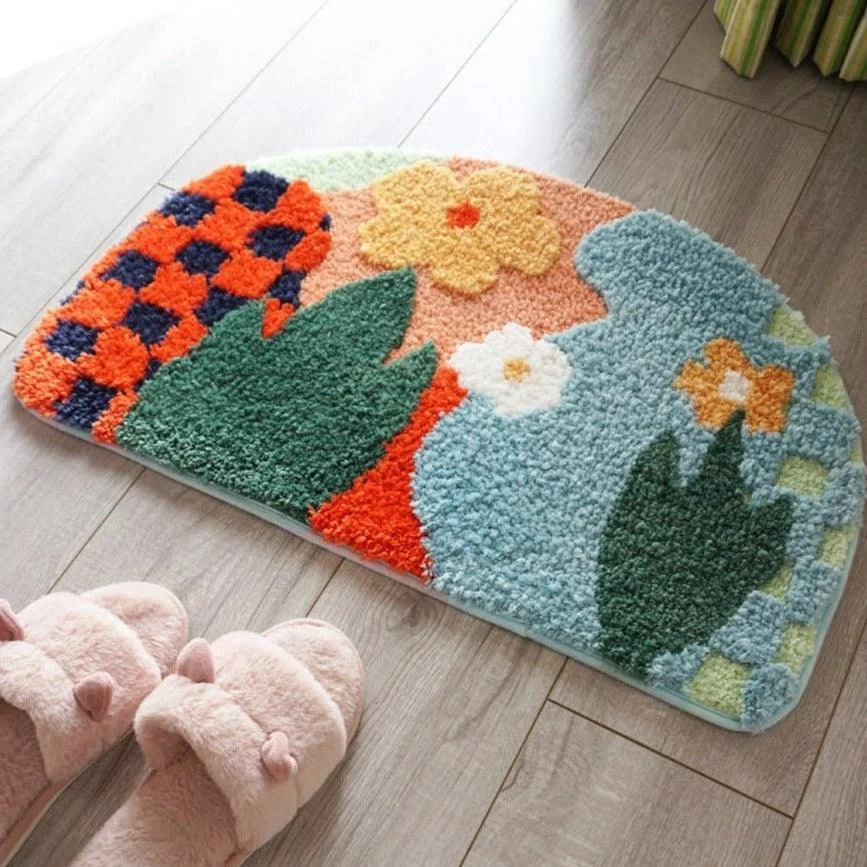 Bright Flowers Mat -  - #tag1#