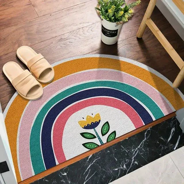 Brightly_Coloured_Printed_Rainbow_and_Watermelon_Doormat_-_-_tag1_-4164252 Brightly Coloured Printed Rainbow and Watermelon Doormat - - #tag1#