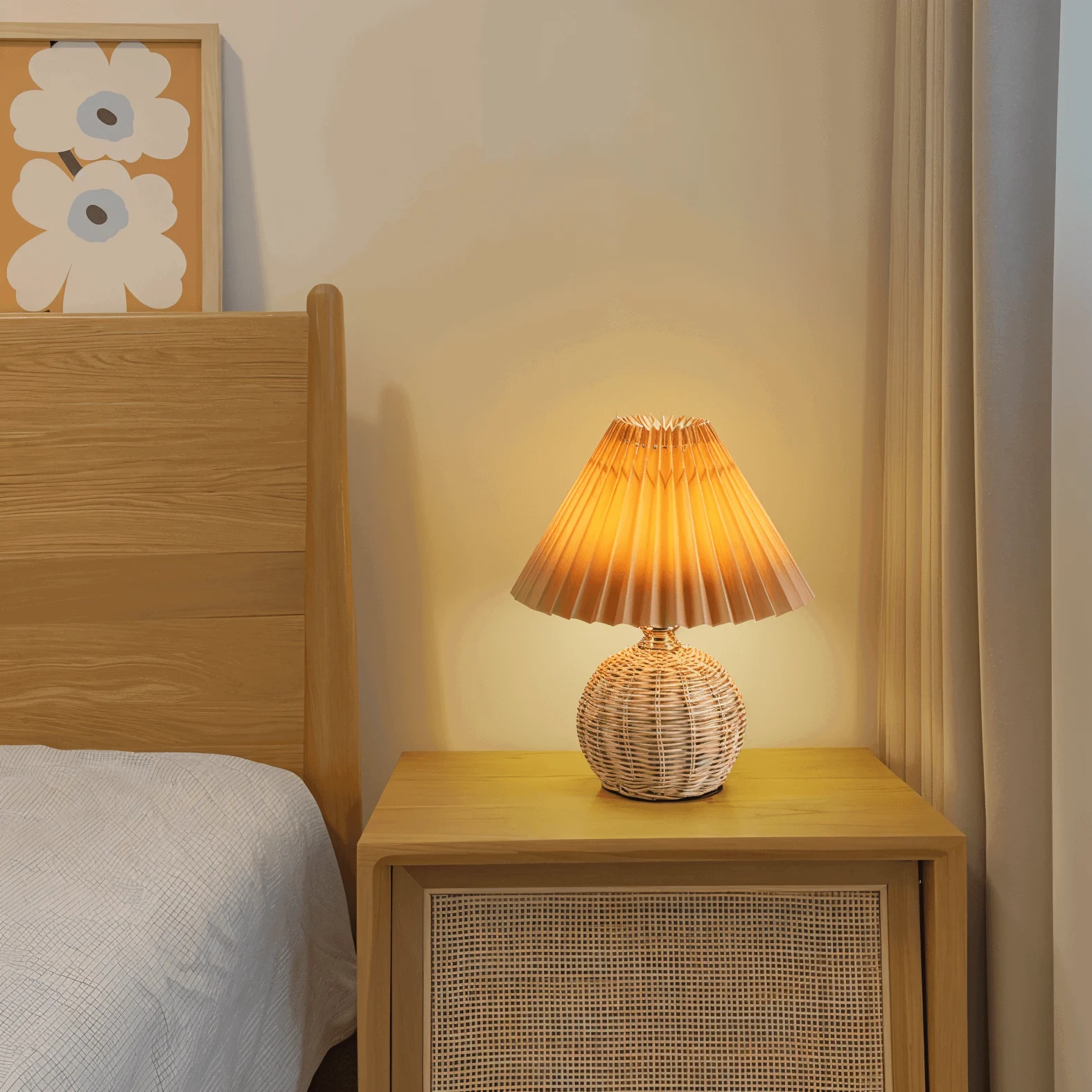 Brolly_Pleated_Table_Lamp_-_Retro_Rattan_Lamp_-_Conical_Table_Lamp_-_-_tag1_-4159033 Brolly Pleated Table Lamp - Retro Rattan Lamp - Conical Table Lamp - - #tag1#