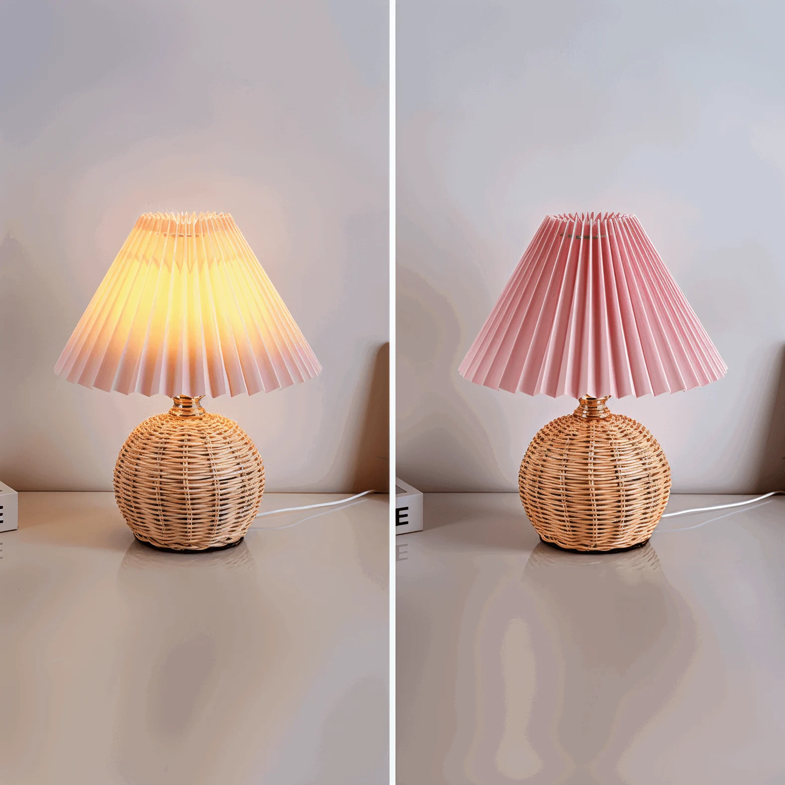 Brolly_Pleated_Table_Lamp_-_Retro_Rattan_Lamp_-_Conical_Table_Lamp_-_-_tag1_-4159092 Brolly Pleated Table Lamp - Retro Rattan Lamp - Conical Table Lamp - - #tag1#