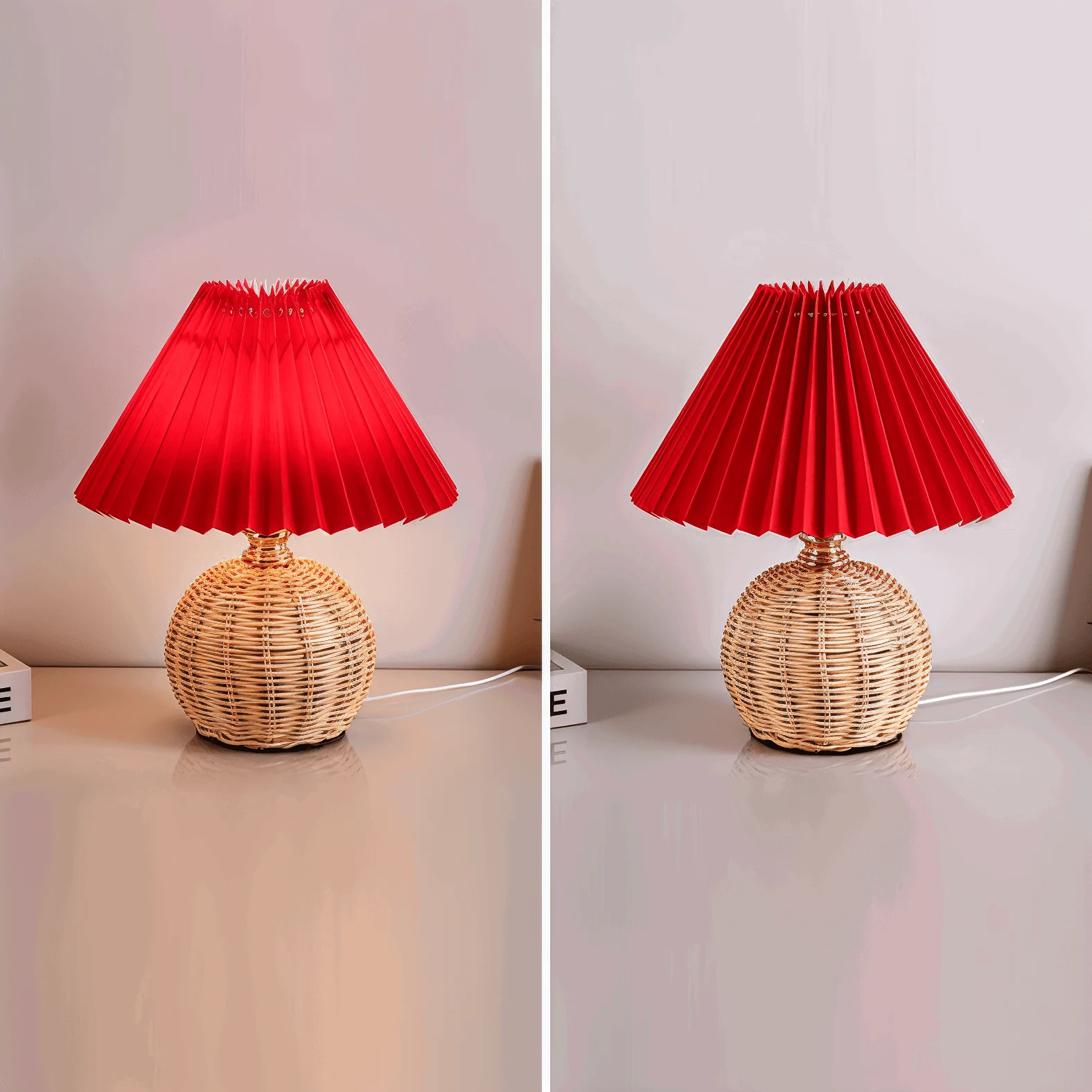 Brolly_Pleated_Table_Lamp_-_Retro_Rattan_Lamp_-_Conical_Table_Lamp_-_-_tag1_-4159111 Brolly Pleated Table Lamp - Retro Rattan Lamp - Conical Table Lamp - - #tag1#