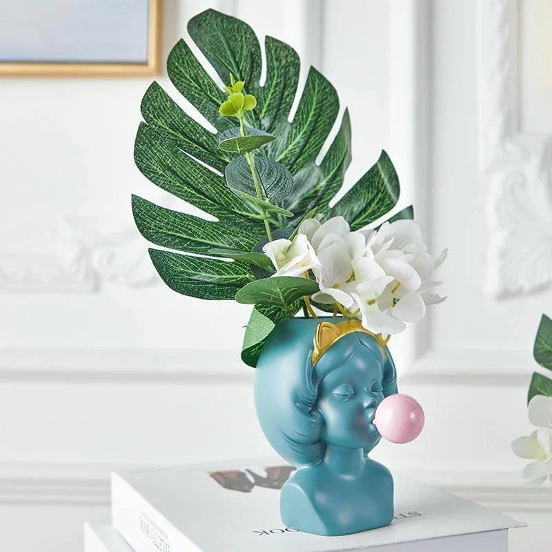 Bubble-Blowing_Babe_Bust_Planter_Vase_-_-4145067 Bubble-Blowing Babe Bust Planter Vase -