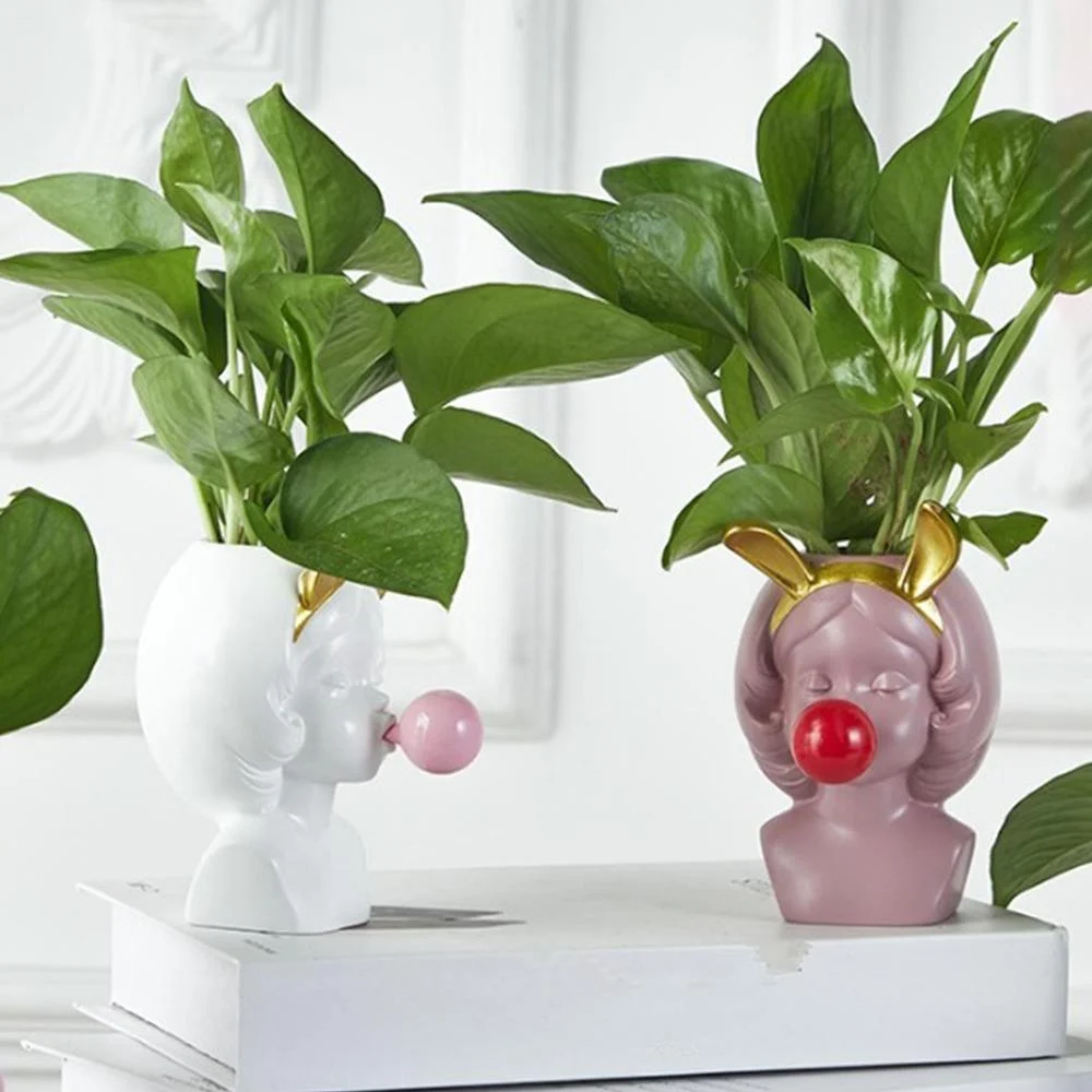 Bubble-Blowing_Babe_Bust_Planter_Vase_-_-4145096 Bubble-Blowing Babe Bust Planter Vase -