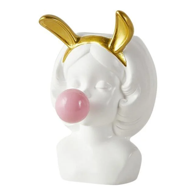 Bubble-Blowing_Babe_Bust_Planter_Vase_-_-4145114 Bubble-Blowing Babe Bust Planter Vase -