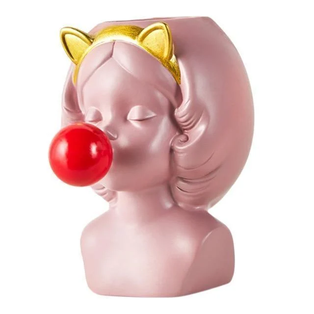 Bubble-Blowing_Babe_Bust_Planter_Vase_-_-4145138 Bubble-Blowing Babe Bust Planter Vase -
