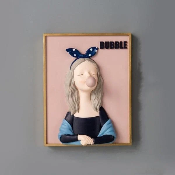 Bubble_Girl_3D_Wall_Art_Painting_-_-4144762 Bubble Girl 3D Wall Art Painting -