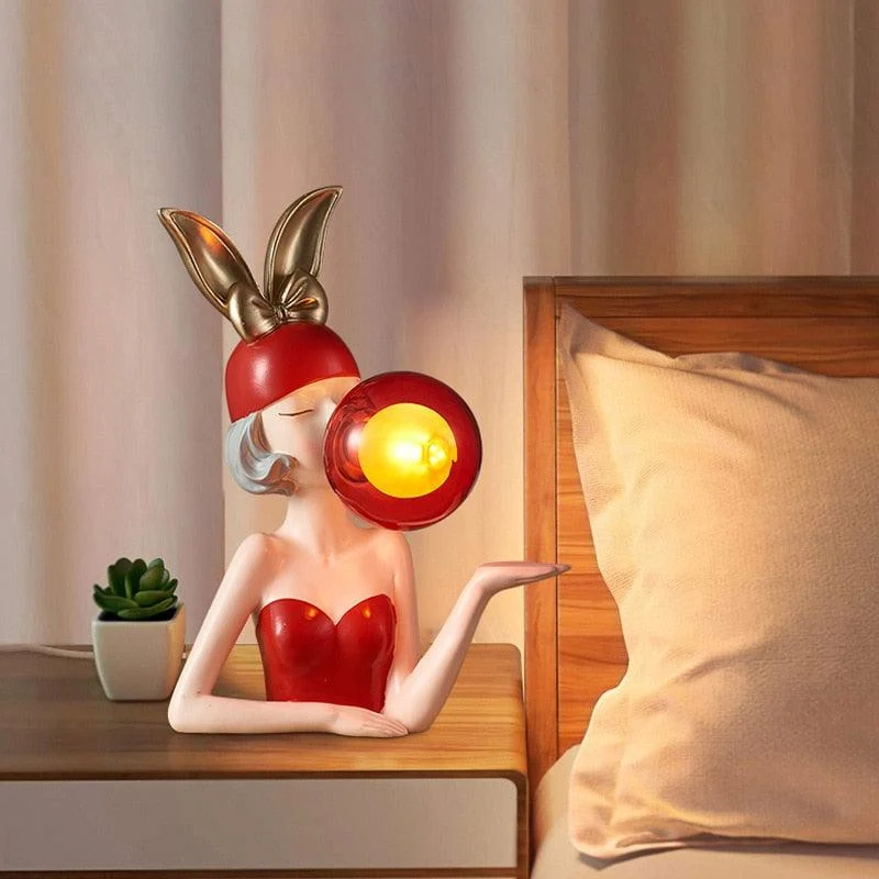 Bubble Girl Lamp -
