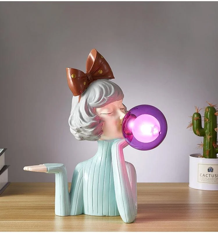 Bubble Girl Lamp -