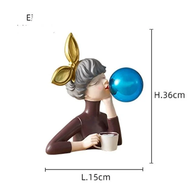 Bubble Girl Lamp -
