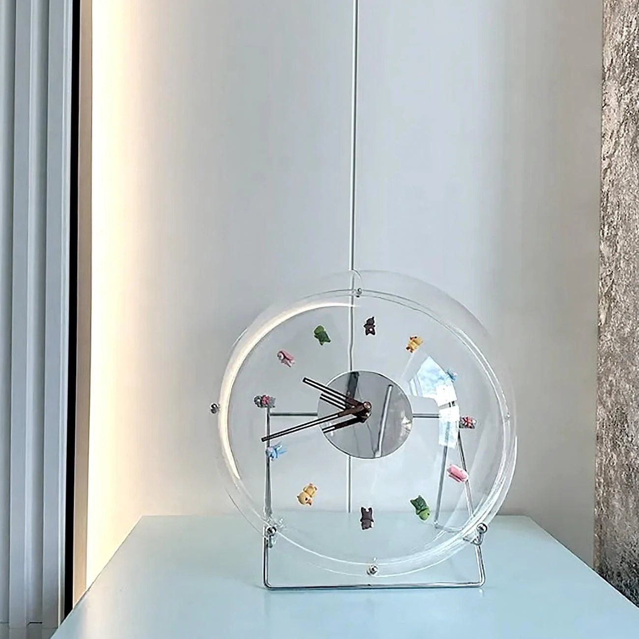 Bubble_with_Animal_Ornaments_Wall_Shelf_Clock_-_-4145041 Bubble with Animal Ornaments Wall & Shelf Clock -