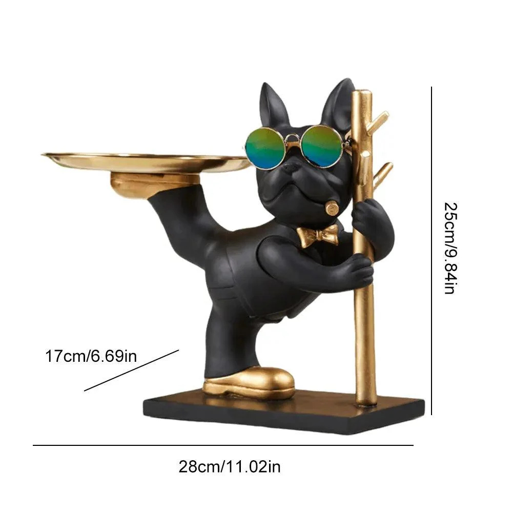 Bulldog Sculpture: Cool Resin Art for Home -