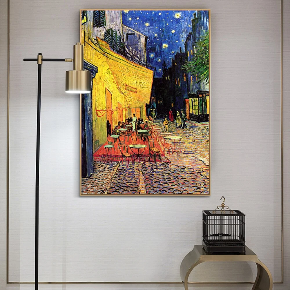 CAFE TERRACE AT NIGHT By Vincent Van Gogh - - #tag1#