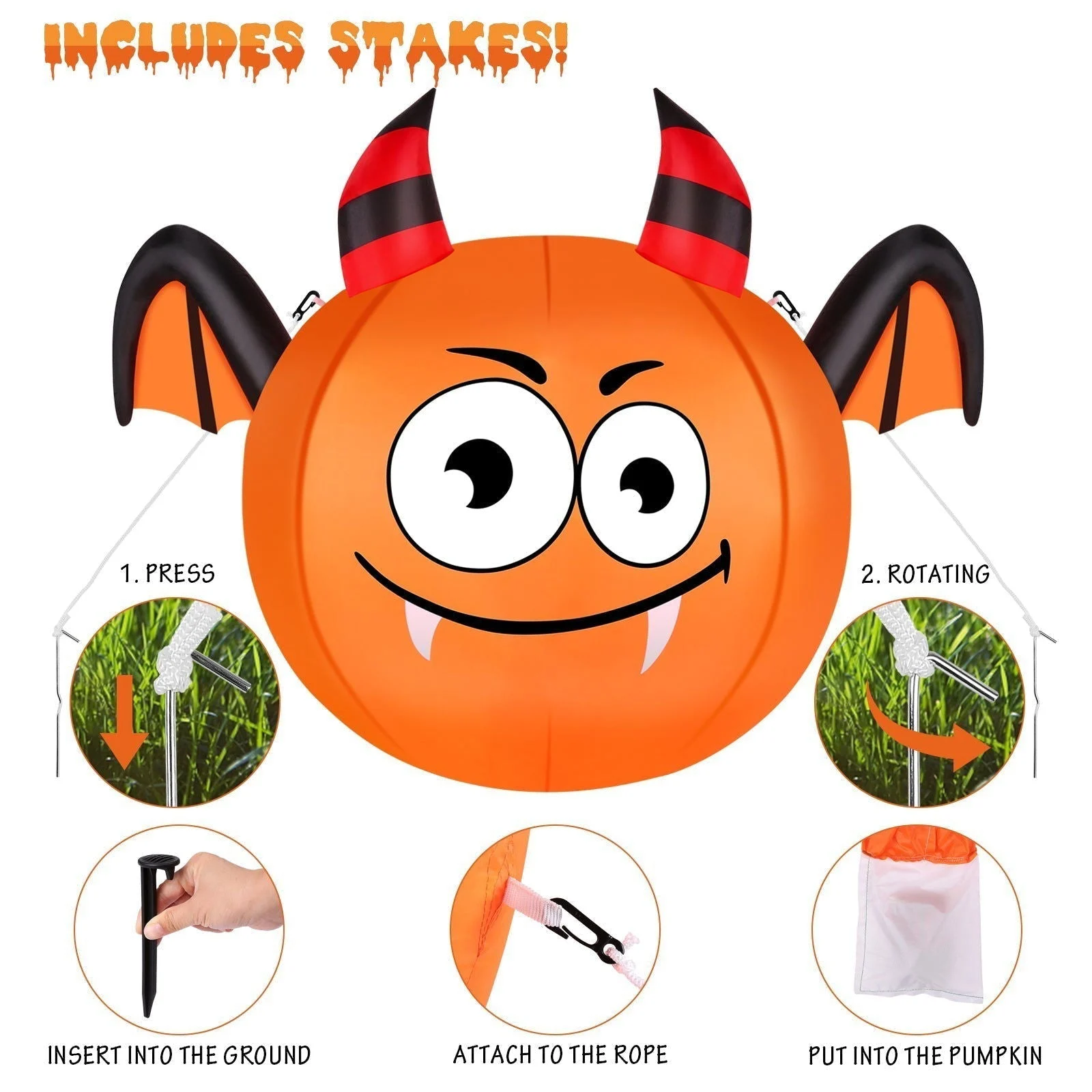 CAMAULAN_4FT_Halloween_Pumpkin_Outdoor_Decoration_with_a_Bat_-_-_tag1_-4168519 CAMAULAN 4FT Halloween Pumpkin Outdoor Decoration with a Bat - - #tag1#