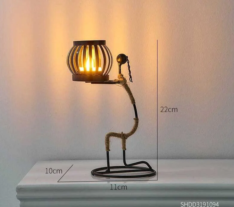 Candle_Holder_Vintage_Maiden_Moroccan_Lamp_Wrought_Iron_-_-4147747 Candle Holder Vintage Maiden Moroccan Lamp Wrought Iron -