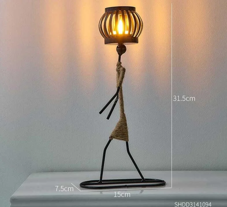 Candle_Holder_Vintage_Maiden_Moroccan_Lamp_Wrought_Iron_-_-4147781 Candle Holder Vintage Maiden Moroccan Lamp Wrought Iron -