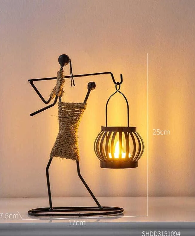 Candle_Holder_Vintage_Maiden_Moroccan_Lamp_Wrought_Iron_-_-4147805 Candle Holder Vintage Maiden Moroccan Lamp Wrought Iron -