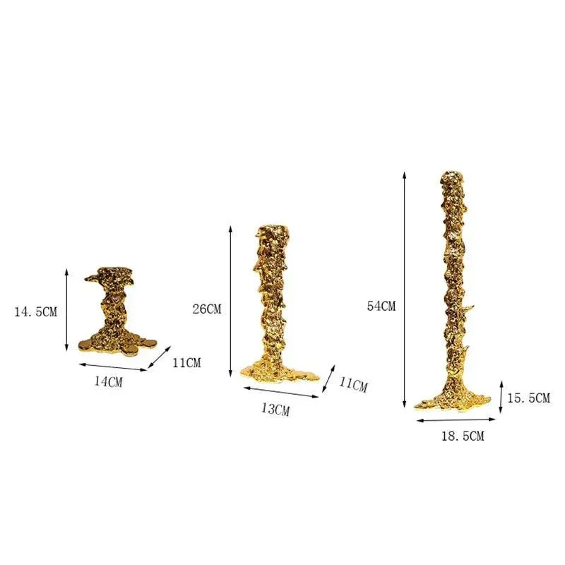 Candlestick_Candle_Holder_Golden_Drip_Resin_-_-_tag1_-4162910 Candlestick Candle Holder Golden Drip Resin - - #tag1#
