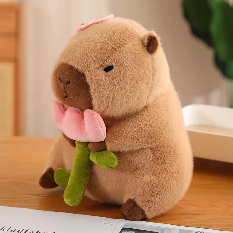 Capybara_Drinking_Boba_Huggable_Plushie_-_-_tag1_-4163381 Capybara Drinking Boba Huggable Plushie - - #tag1#