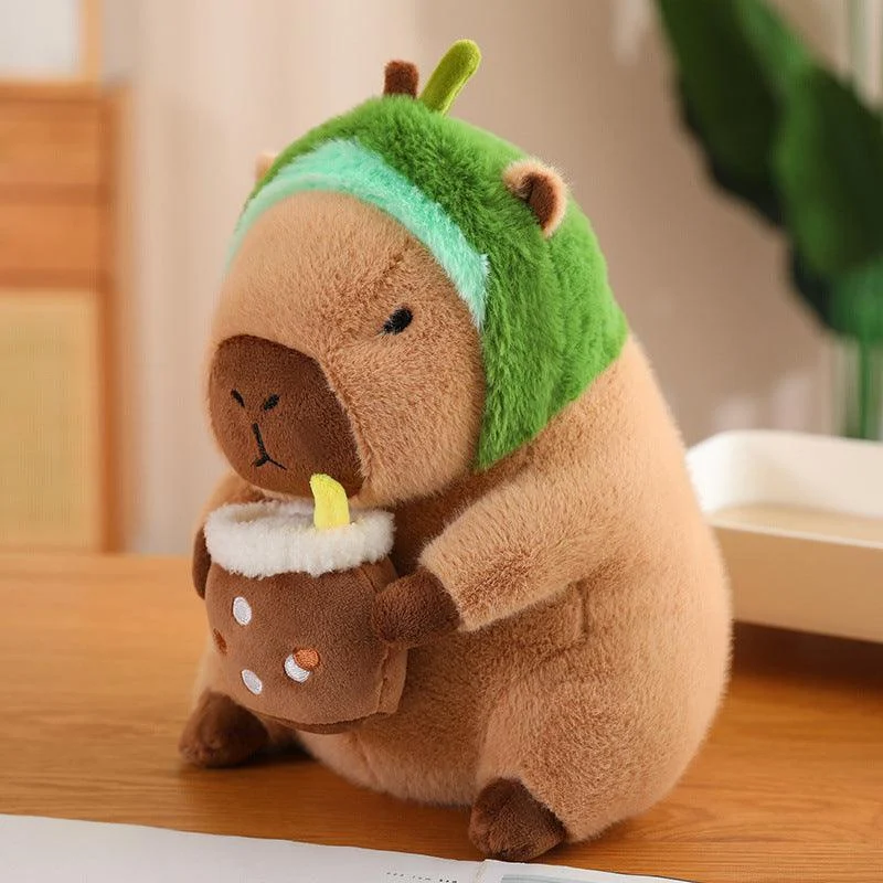 Capybara_Drinking_Boba_Huggable_Plushie_-_-_tag1_-4163396 Capybara Drinking Boba Huggable Plushie - - #tag1#