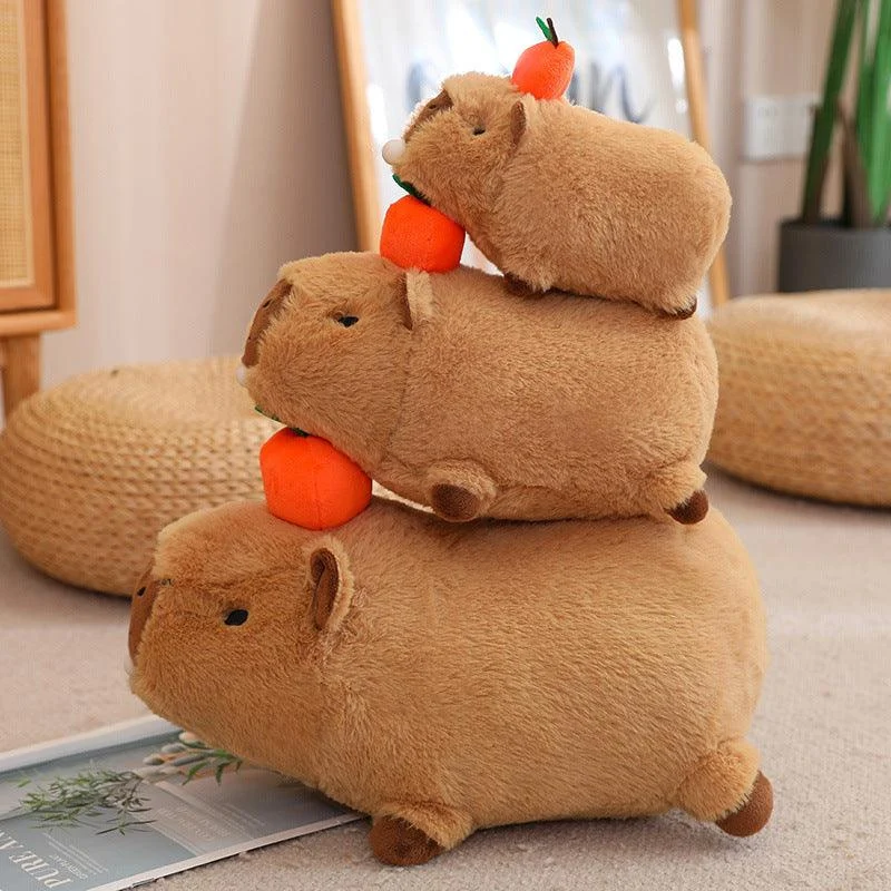 Capybara with Duck Plush Toy - - #tag1#