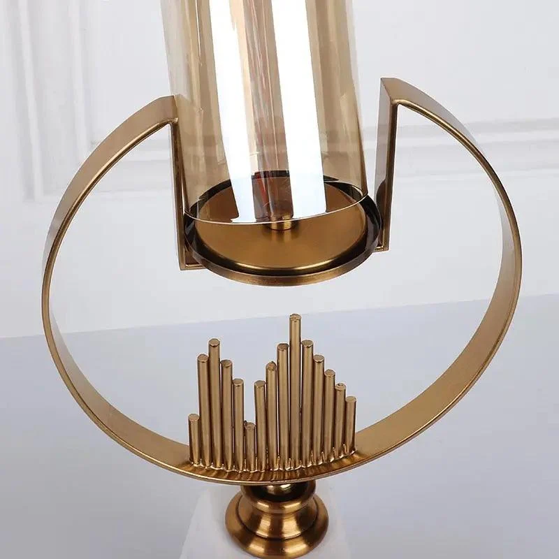 Cartier Metal Marble Candleholder -