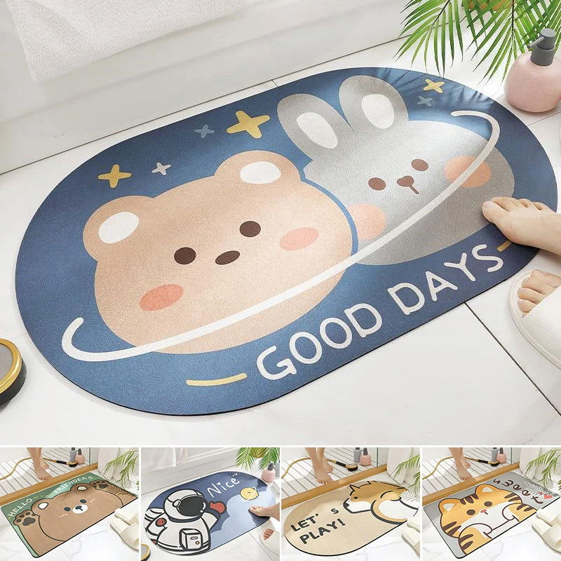 Cartoon_Anti-Slip_Bathroom_Mat_Washable_Quick_Drying_Anti-Bacterial_Door_Mat_-_-_tag1_-4170391 Cartoon Anti-Slip Bathroom Mat, Washable Quick Drying Anti-Bacterial Door Mat - - #tag1#