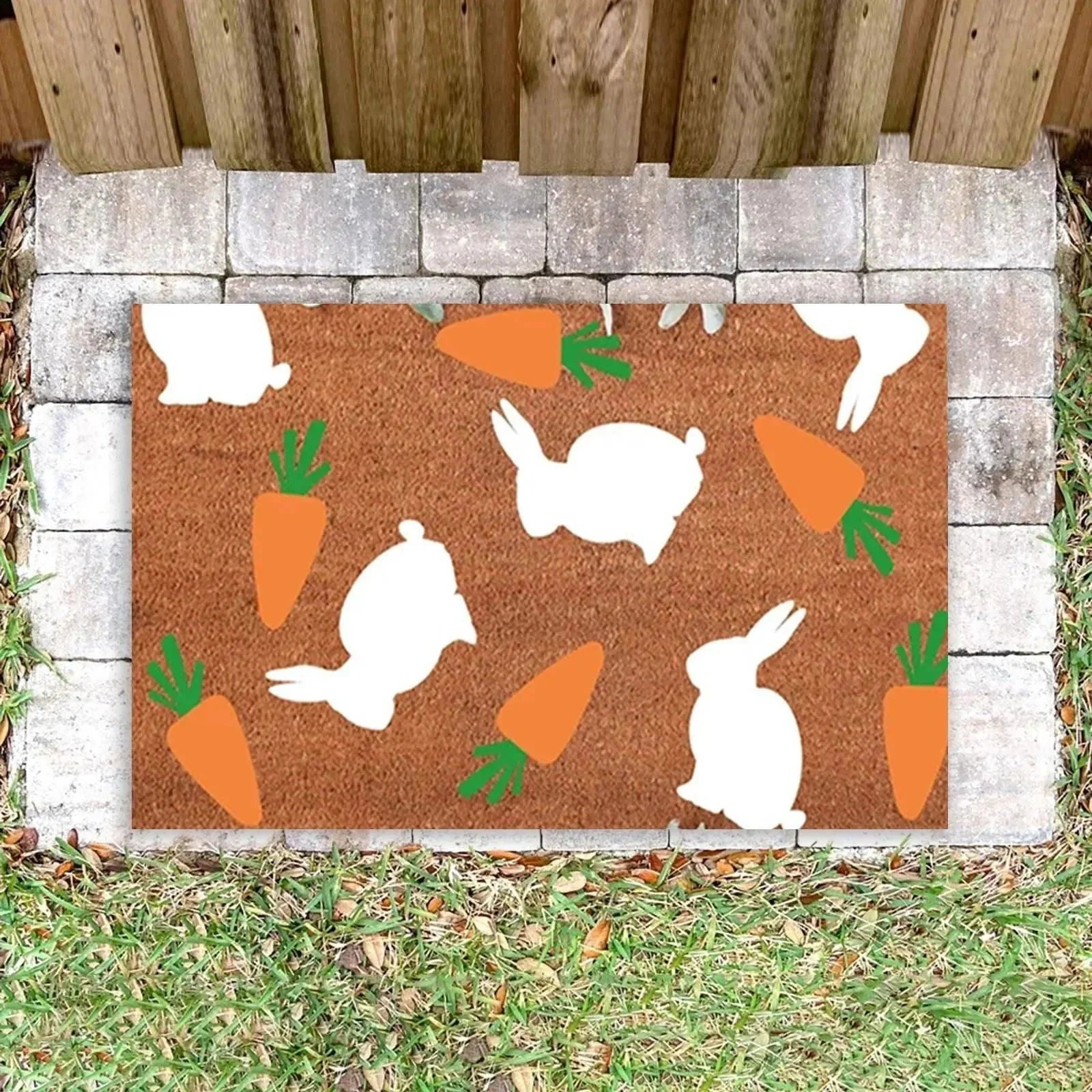Cartoon Bunny Rabbit Non Slip Doormat - - #tag1#