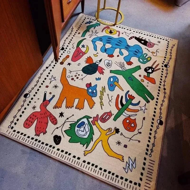 Cartoon_Graffiti_Style_Children_s_Rug_-_-_tag1_-4171244 Cartoon Graffiti Style Children's Rug - - #tag1#