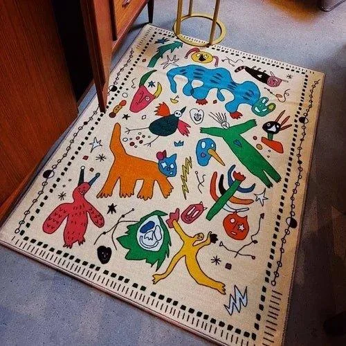 Cartoon_Graffiti_Style_Children_s_Rug_-_-_tag1_-4171256 Cartoon Graffiti Style Children's Rug - - #tag1#