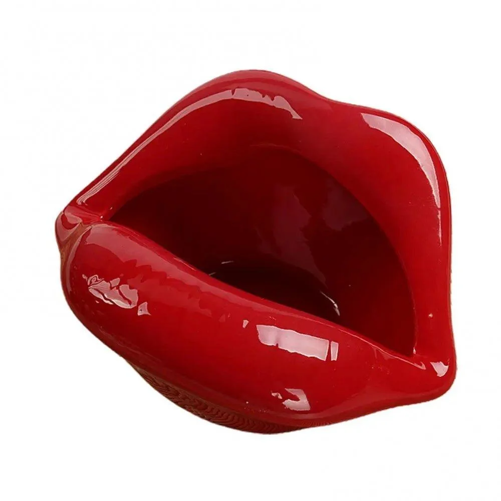 Cartoon_Lips_Ceramic_Ashtray_-_-_tag1_-4171467 Cartoon Lips Ceramic Ashtray - - #tag1#