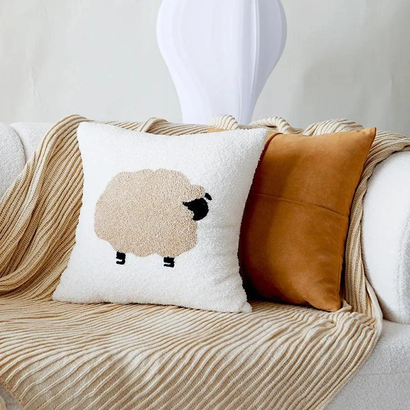 Cartoon_Sheep_Pillow_Cover_-_-4149239 Cartoon Sheep Pillow Cover -