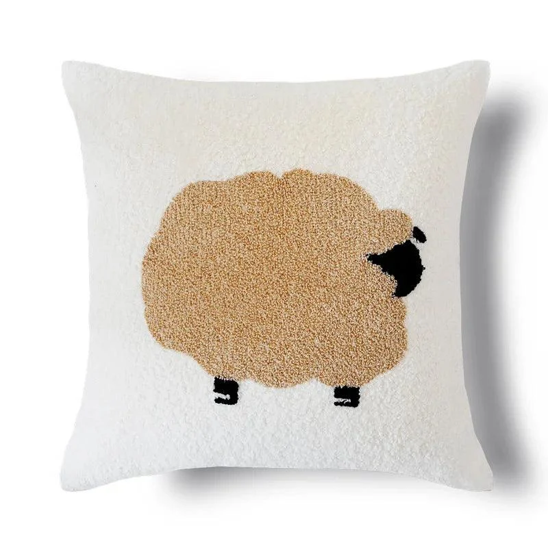 Cartoon_Sheep_Pillow_Cover_-_-4149282 Cartoon Sheep Pillow Cover -