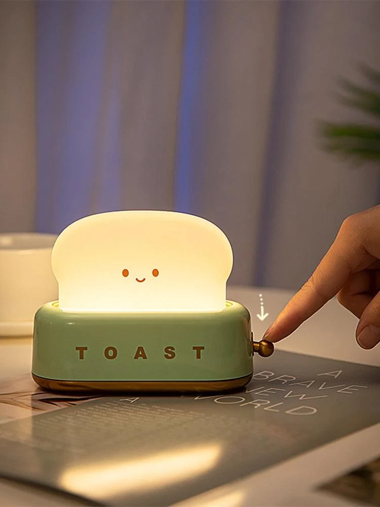 Cartoon Toast Night Light -